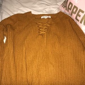 Burnt color sweater
